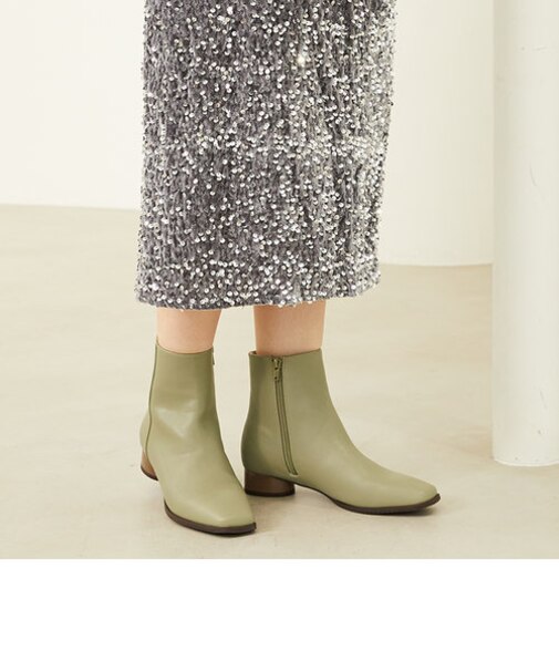 ラウンドヒールブーツ/32409