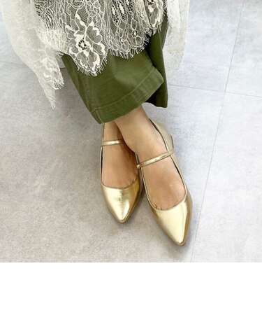 ストラップ変形パンプス/41114