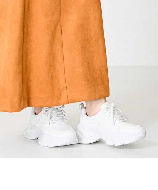 フレアソールシューレーススニーカー/OT3735