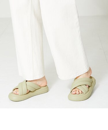 パデットクロススライドサンダル/41232