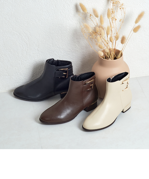 バックルベルトショートブーツ/42402