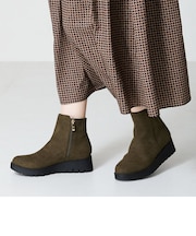 ウエッジソールショートブーツ/42405