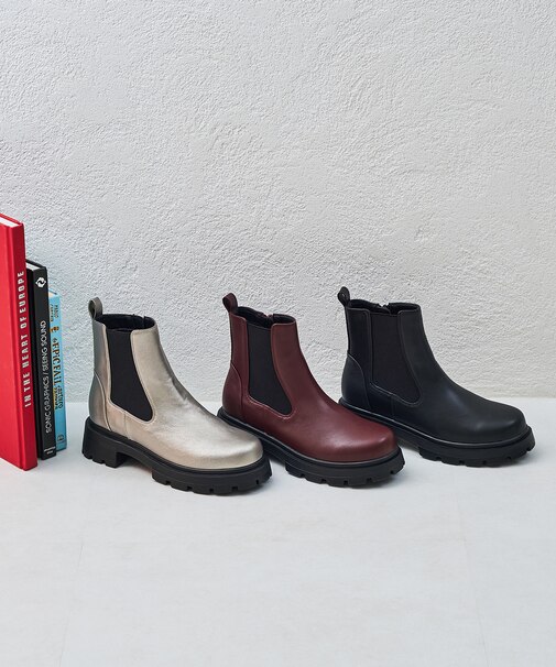 タンクソールサイドゴアショートブーツ/41414