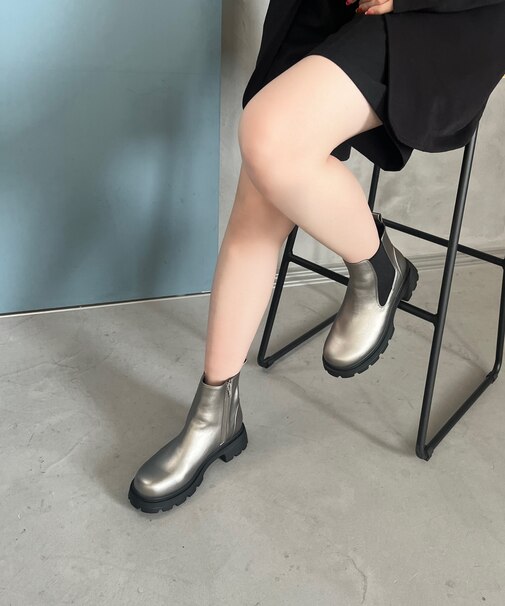 タンクソールサイドゴアショートブーツ/41414