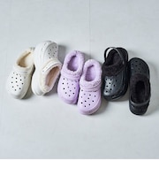 【EC限定】パンチングデザイン厚底ボアサンダル/OT3224