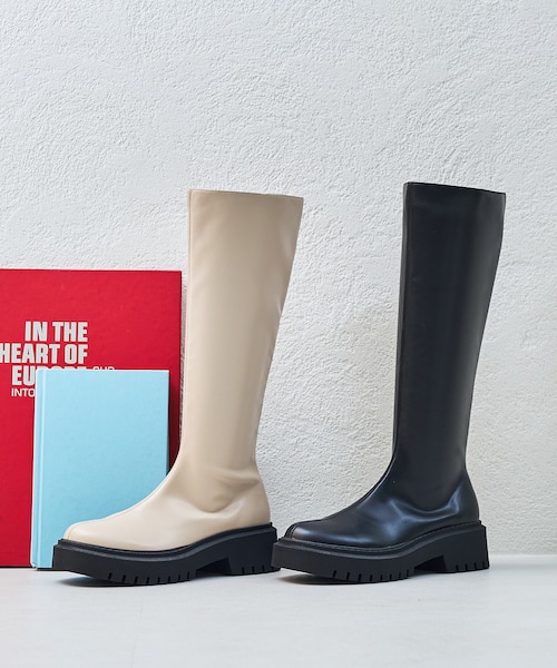 ViVi掲載】AIR EASE ロングブーツ｜マウジーの通販｜&mall（アンド