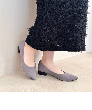 バイカラーポインテッドトゥパンプス/42302