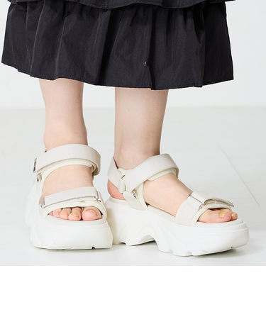 【厚底】ボリュームソールベルトスポサン/51212