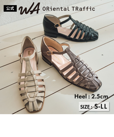 ナローストラップグルカシューズ/52114