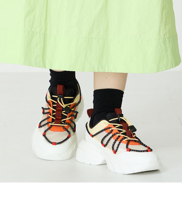 ドローコードデザイン配色スニーカー