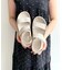 【Fit meサンダル】ニットダブルベルトサンダル