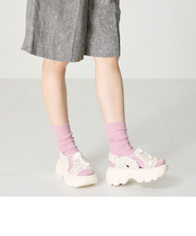 ドローコード×メッシュ厚底サンダル/51210