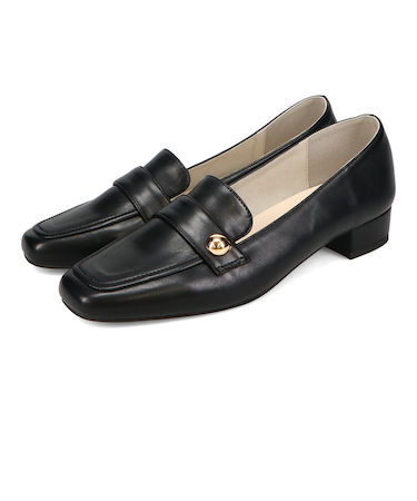 メタルパーツ付きローファー/52311