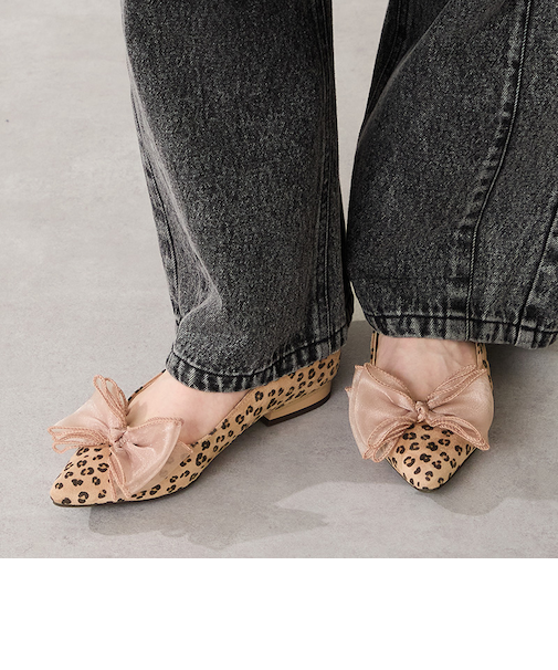 ビッグチュールリボンパンプス/51321