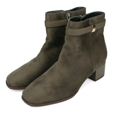 サイドベルトパーツスエードブーツ/52404