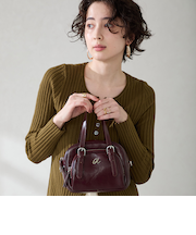 シルバーロゴモチーフボストンバッグ/BA-265