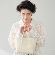 ボタンモチーフハンドバッグ/BA-266