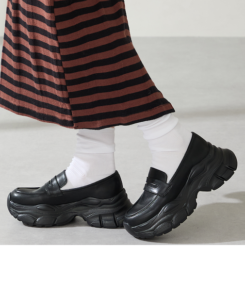 スニーカーソールローファー