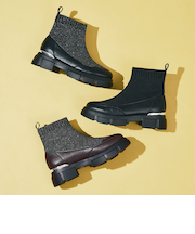 ニットソックスショートブーツ/51416