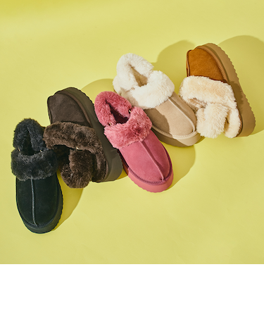 厚底ムートン2wayサンダル/51320