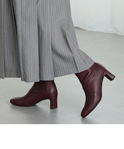 ストレッチヒールバックジップブーツ