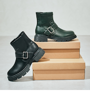 エンジニアショートブーツ