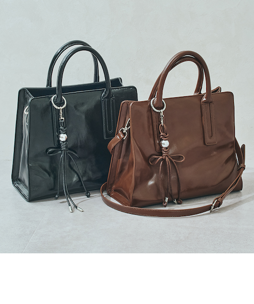 チャーム付きボストンバッグ/BA-268