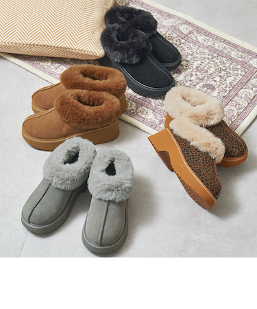 厚底ムートンサボ/51325