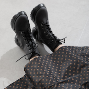 ボリュームソールレースアップブーツ/52413