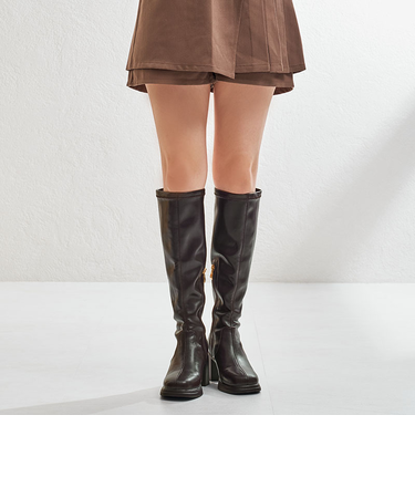 ソフトソールストレッチヒールロングブーツ/51504