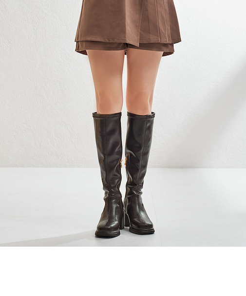 ソフトソールストレッチヒールロングブーツ/51504