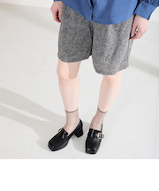 プラットフォームベルトローファー/61103