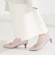 サイドバックルポインテッドトゥパンプス/62104