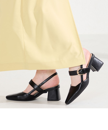 バックストラップパンプス/61101