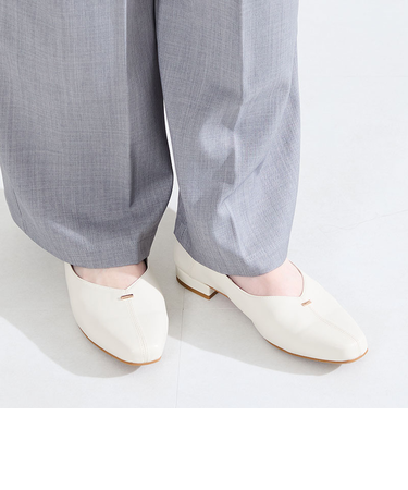 ゴールドパーツVカットバブーシュ