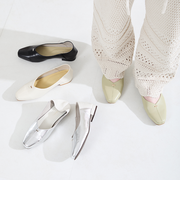 ゴールドパーツVカットバブーシュ