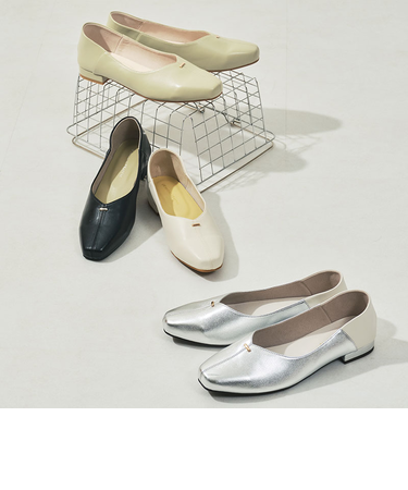 ゴールドパーツVカットバブーシュ