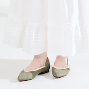 ■2026春夏新作■配色ニットパンプス/62107