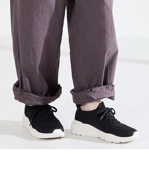 【瞬間フィット】ニットレースアップスニーカー/OT3789