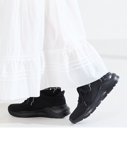 【瞬間フィット】ニットレースアップスニーカー/OT3789