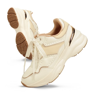 ヒールアップ配色スニーカー/OT3795