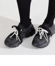 2wayリボンモチーフニットスニーカー/OT3797