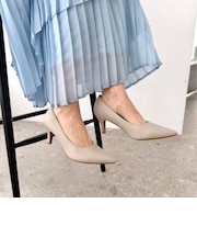 【跳べるパンプス】7ｃｍヒールポインテッドトゥ/R-3221