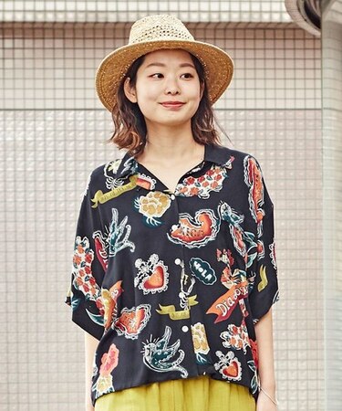 チャイハネ】アルマアロハシャツ｜チャイハネの通販｜&mall（アンド 