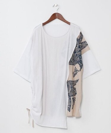 【チャイハネ】スキナド変形メンズトップス