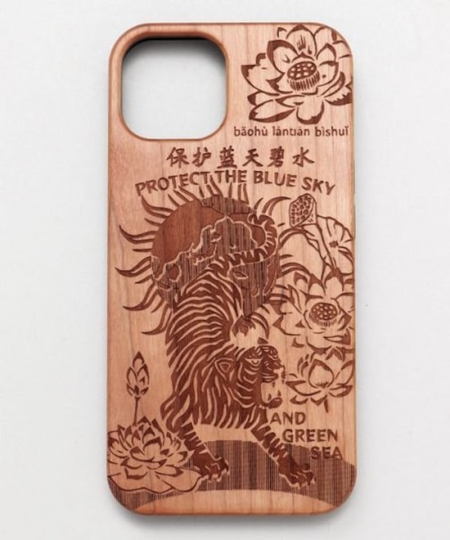 【チャイハネ】[iPhone13/14]スマホネオウッドケース