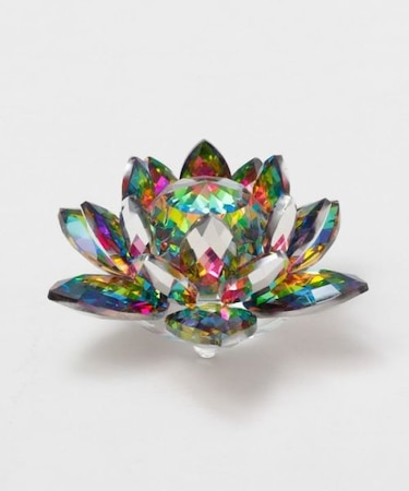 【チャイハネ】ガラスロータスミラーM