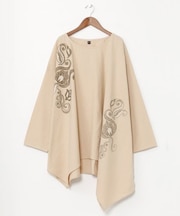 【チャイハネ】メンヘンディ刺繍メンズトップス