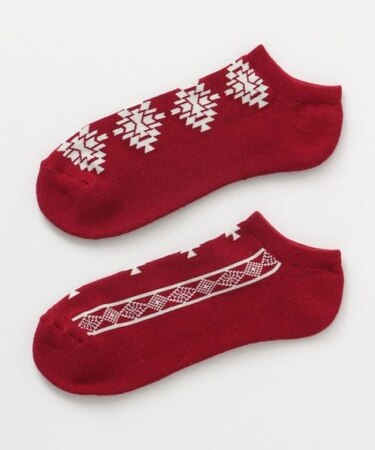 【チャイハネ】ノマディくるぶしソックス（２７ｃｍ）