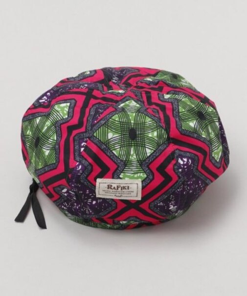 【チャイハネ】ラフィキリバーシブルベレー帽